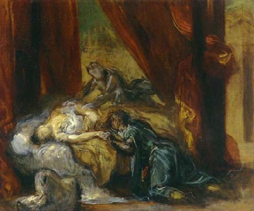Eugene Delacroix The Death of Desdemona China oil painting art